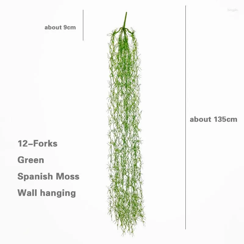 Wholesale High Quality 12 Inch Artificial Spanish Moss Wall Hanging Plants  Vine For Home Plant Wall Decor From Bingjilin, $9.6